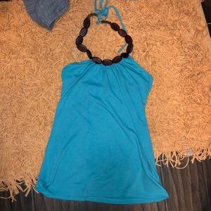 Beaded halter top